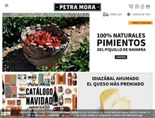 Tablet Screenshot of petramora.com